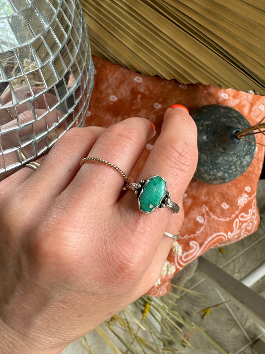 Emerald Valley "Chelan" Turquoise ring - size 8 1/2