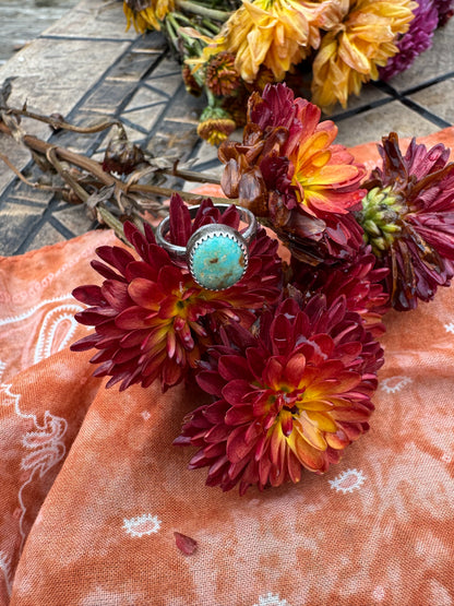 Cripple Creek Turquoise Ring - Size 5