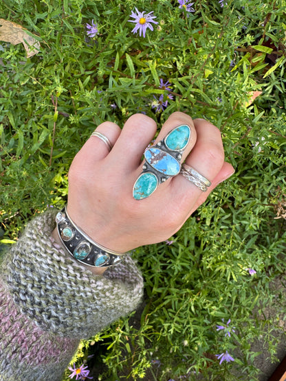 Golden Hills & Fox Turquoise - Size 7 1/2