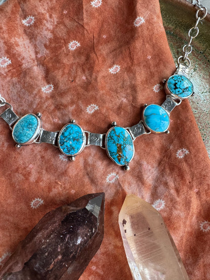 Kingman Turquoise "Muir" Necklace