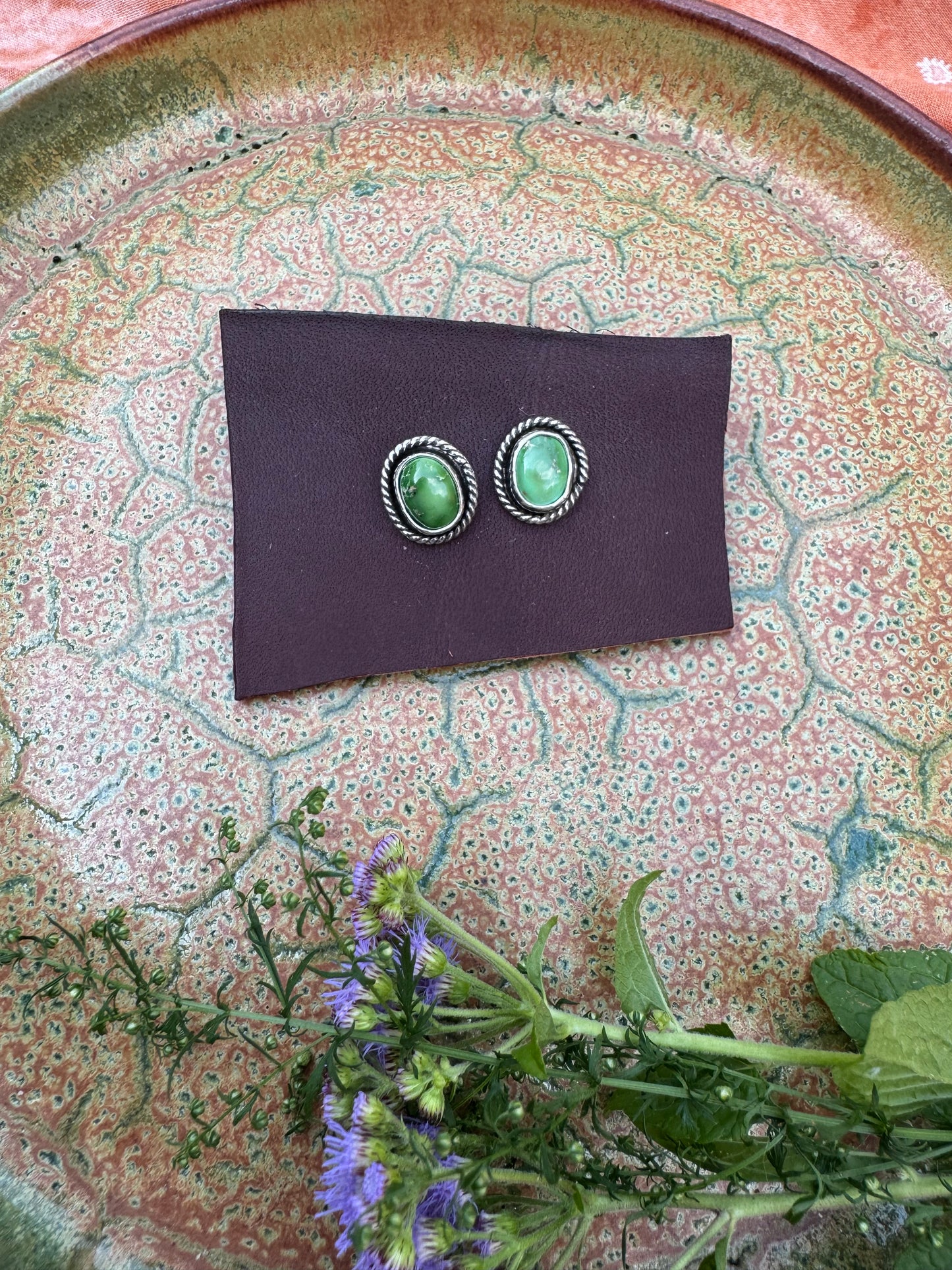 Sonoran Gold Turquoise studs no.1