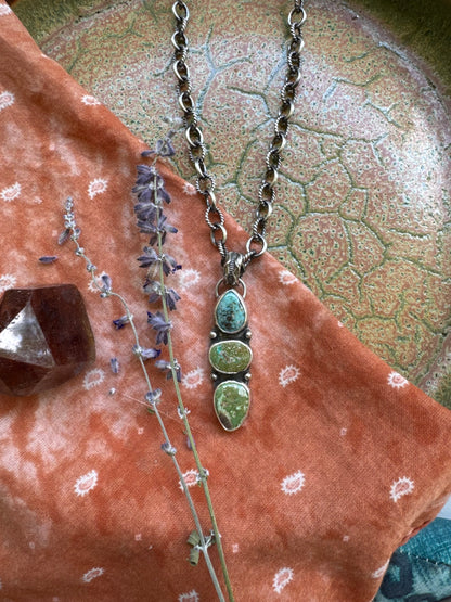 Carico Lake Turquoise Statement Pendant