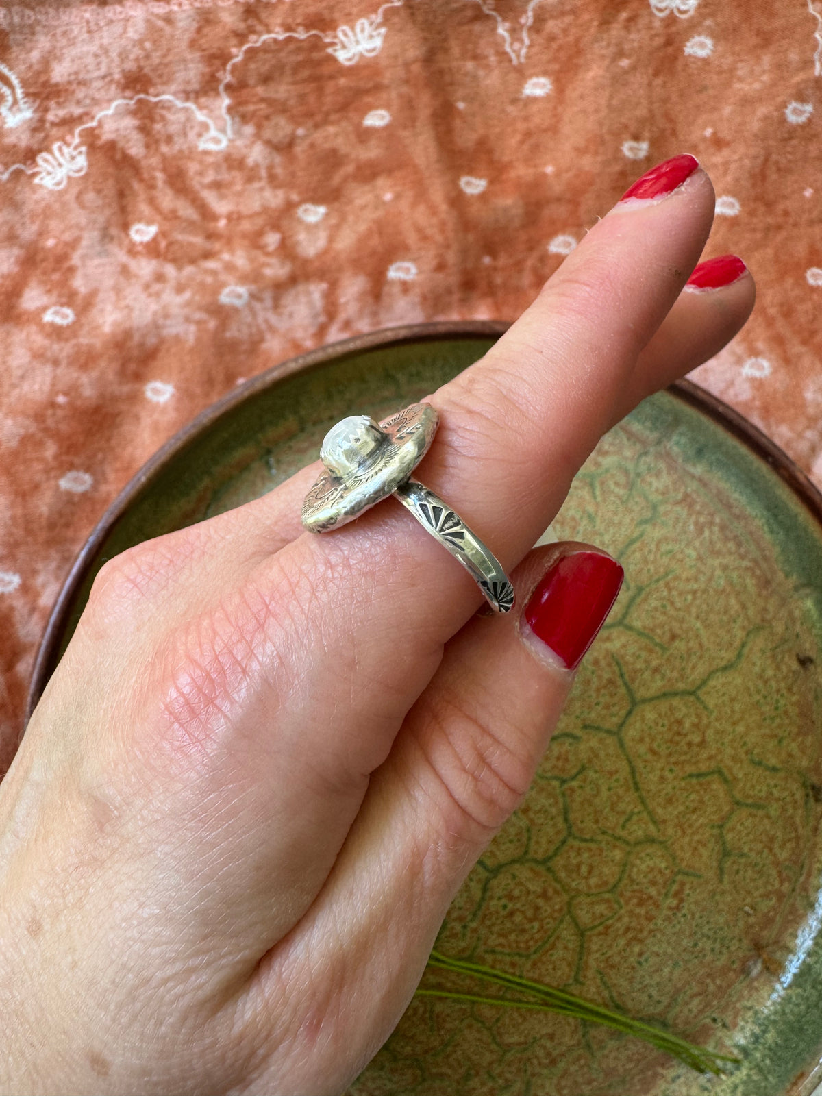 Moonstone "Fleetwood" Ring - Size 9