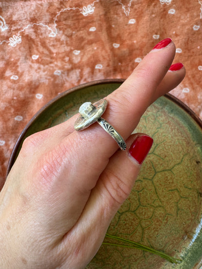 Moonstone "Fleetwood" Ring - Size 9