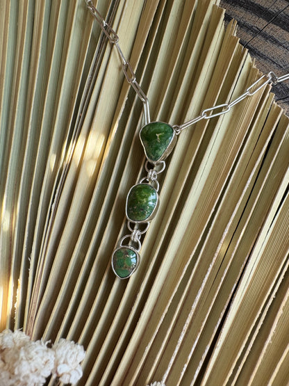 Verde Valley "Waterfall" Statement Necklace