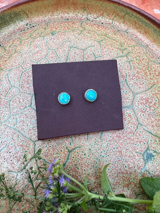 Sonoran Gem Turquoise Studs no.1