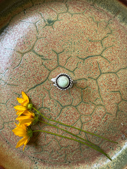 Carico Lake Turquoise Ring - Size 8 1/4