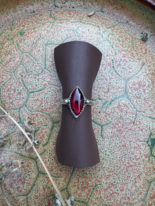Rhodolite Garnet Waypoint Ring - Size 7 1/2