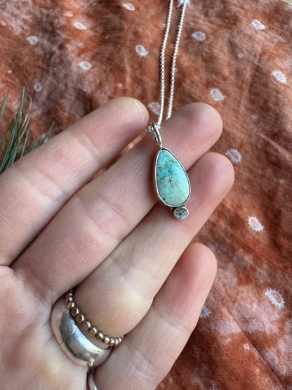 Turquoise Dainty Drop - no.7