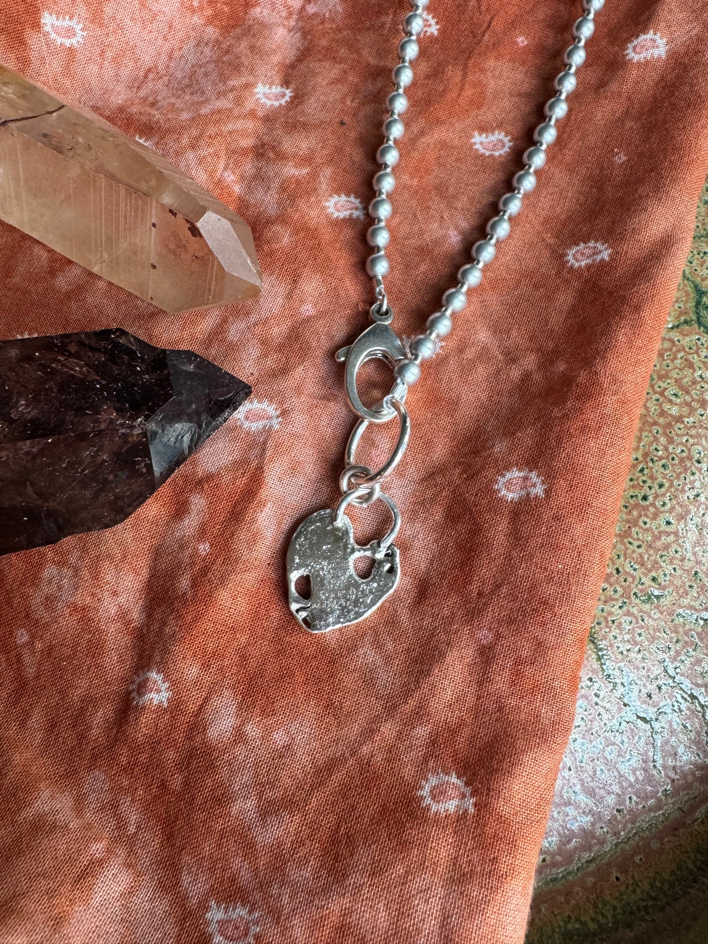 Scrappy Heart Pendant