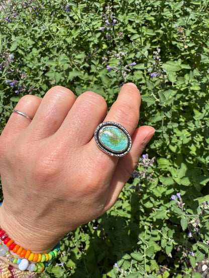 Sonoran GoldTurquoise ring - size 7 3/4