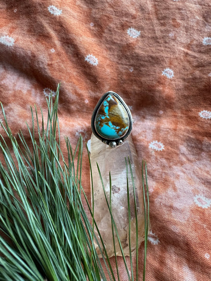 Royston Turquoise Ring - Size 9