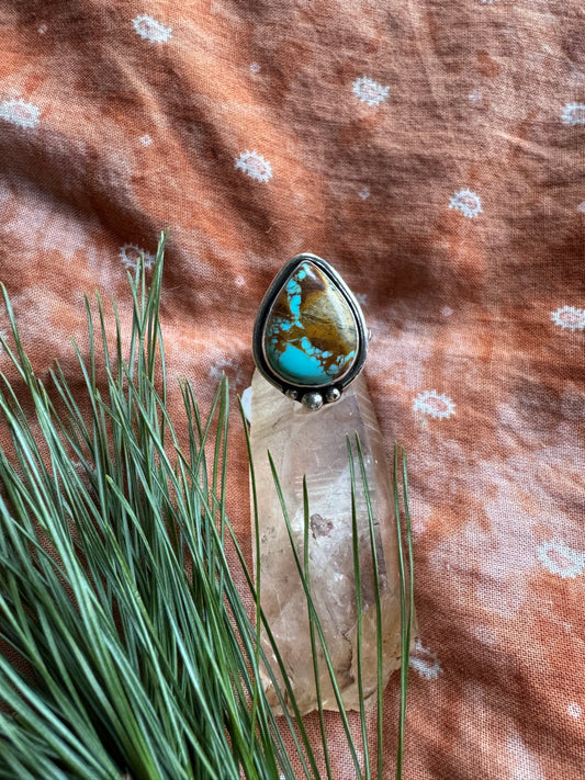 Royston Turquoise Ring - Size 9