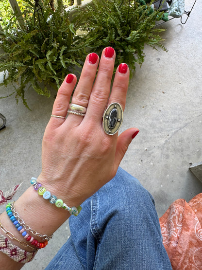 White Buffalo Ring - Size 7 1/2