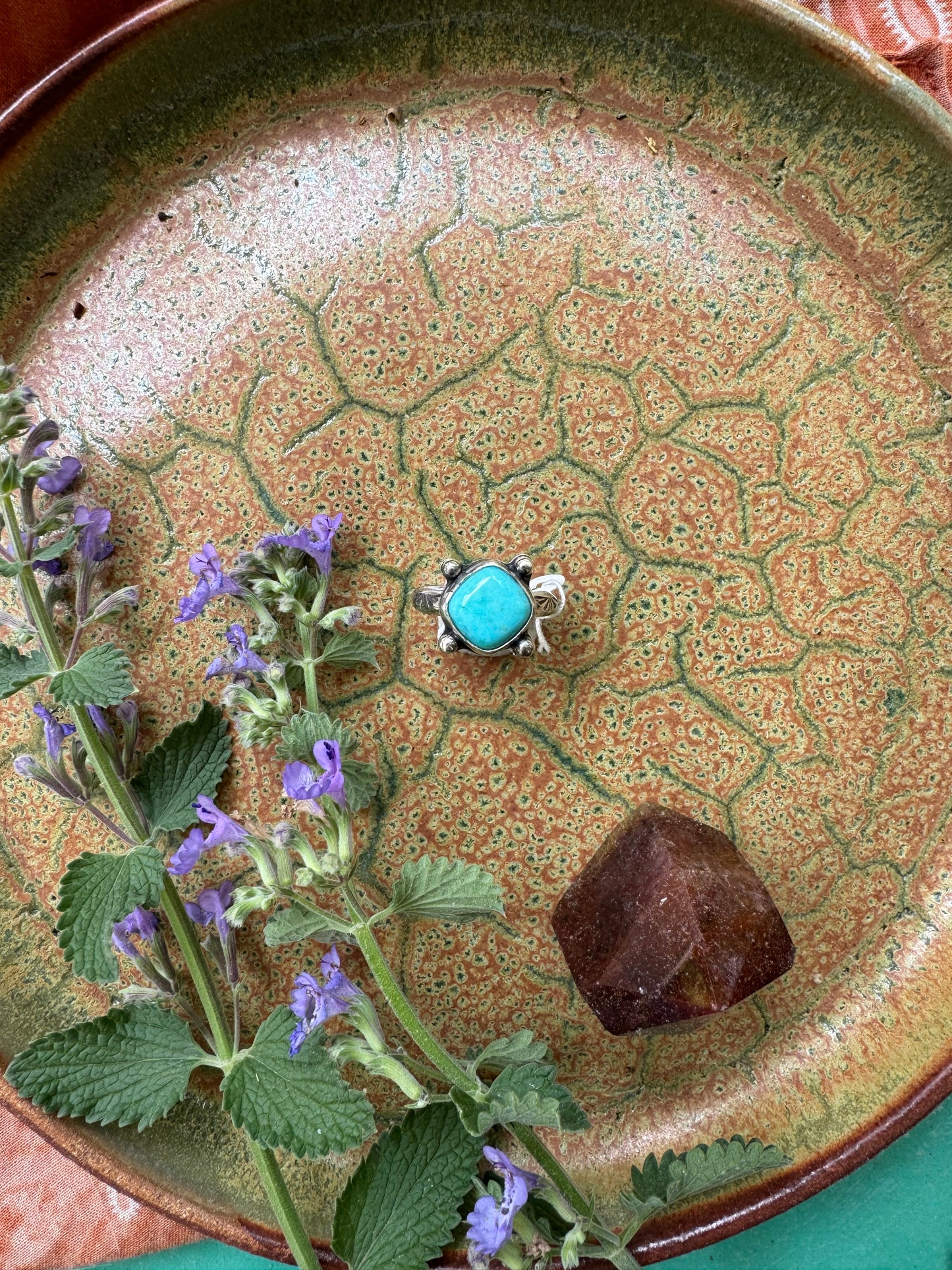 Sierra Bella "waypoint" Turquoise Ring - size 7