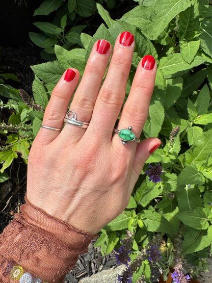 Sonoran Gold Turquoise "Waypoint" Ring - Size 8
