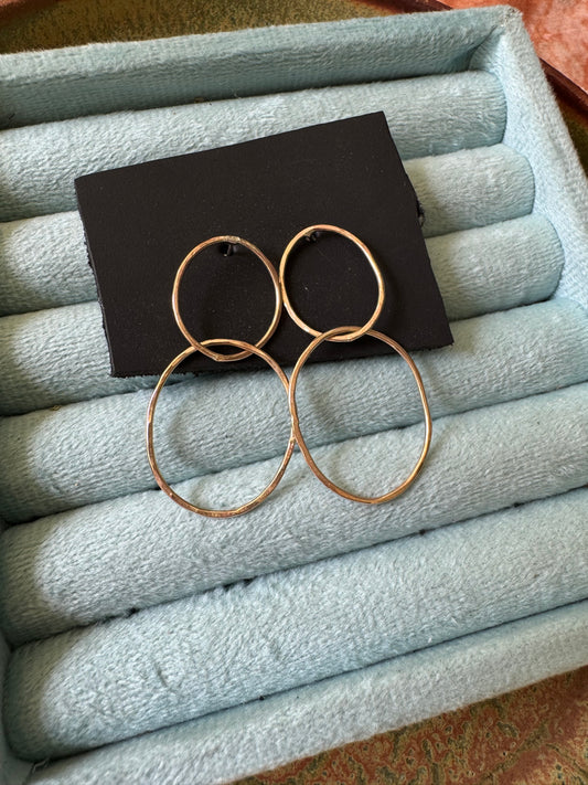 Double Full Circles - 14k Gold Filled