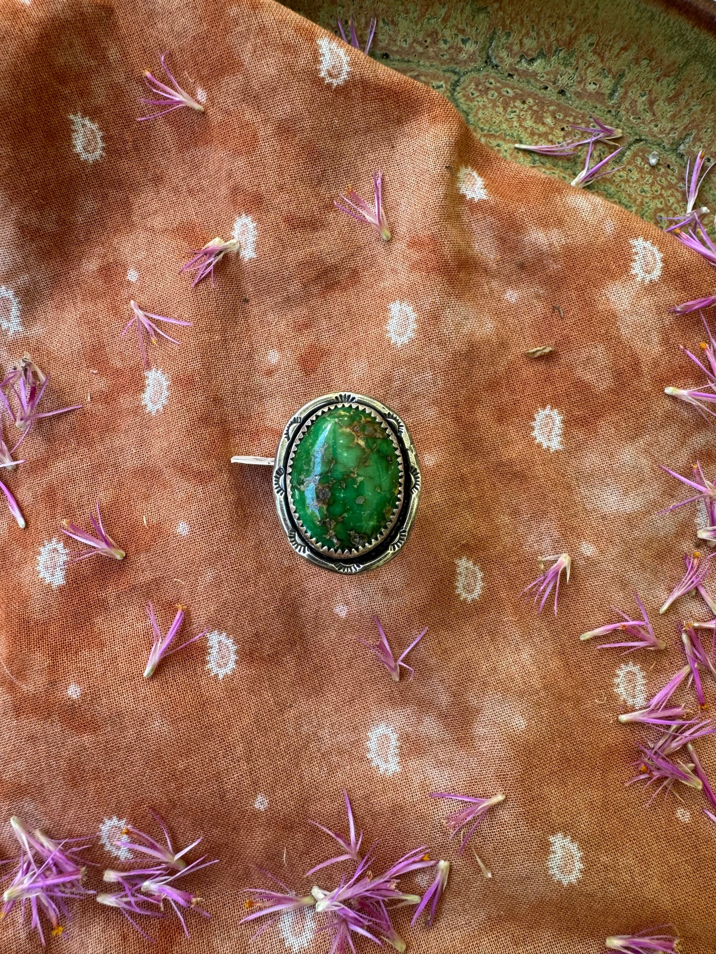 Sonoran Mountain Turquoise ring - size 6 1/2