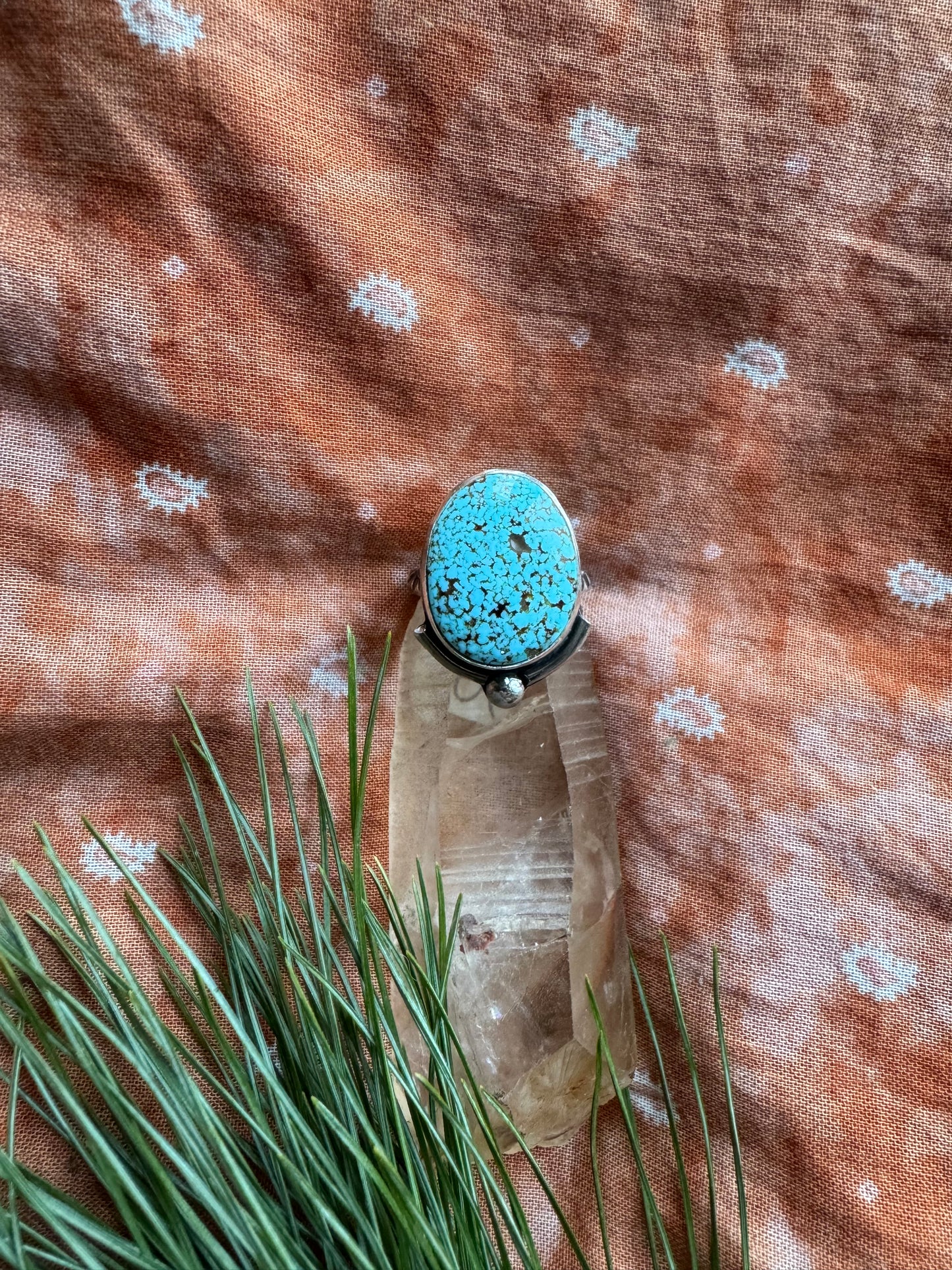 Kingman Turquoise Ring - Size 6 3/4