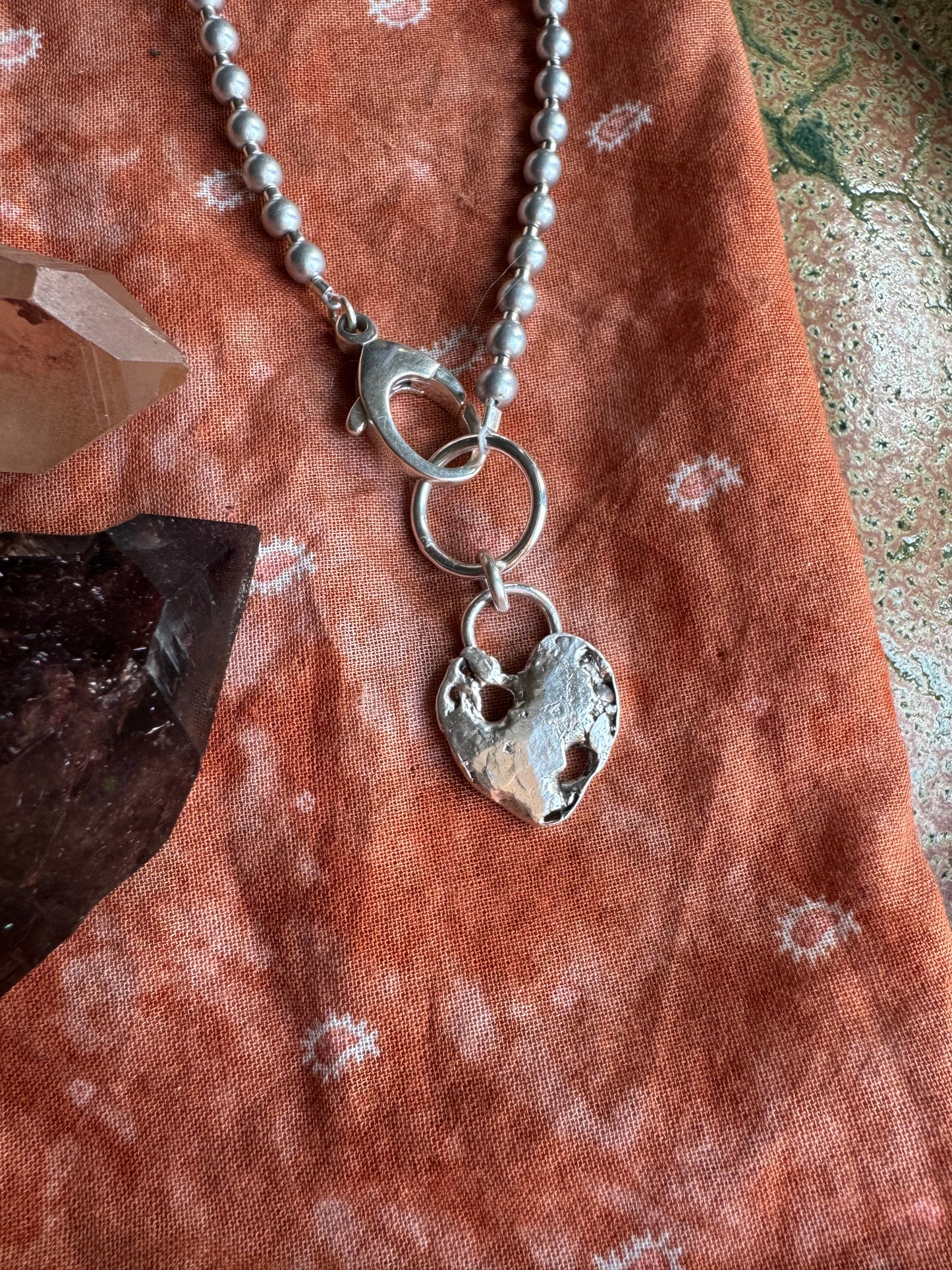 Scrappy Heart Pendant