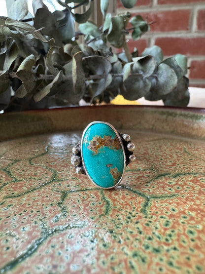 Sierra Bella "Chelan" Turquoise Ring - Size 8 3/4