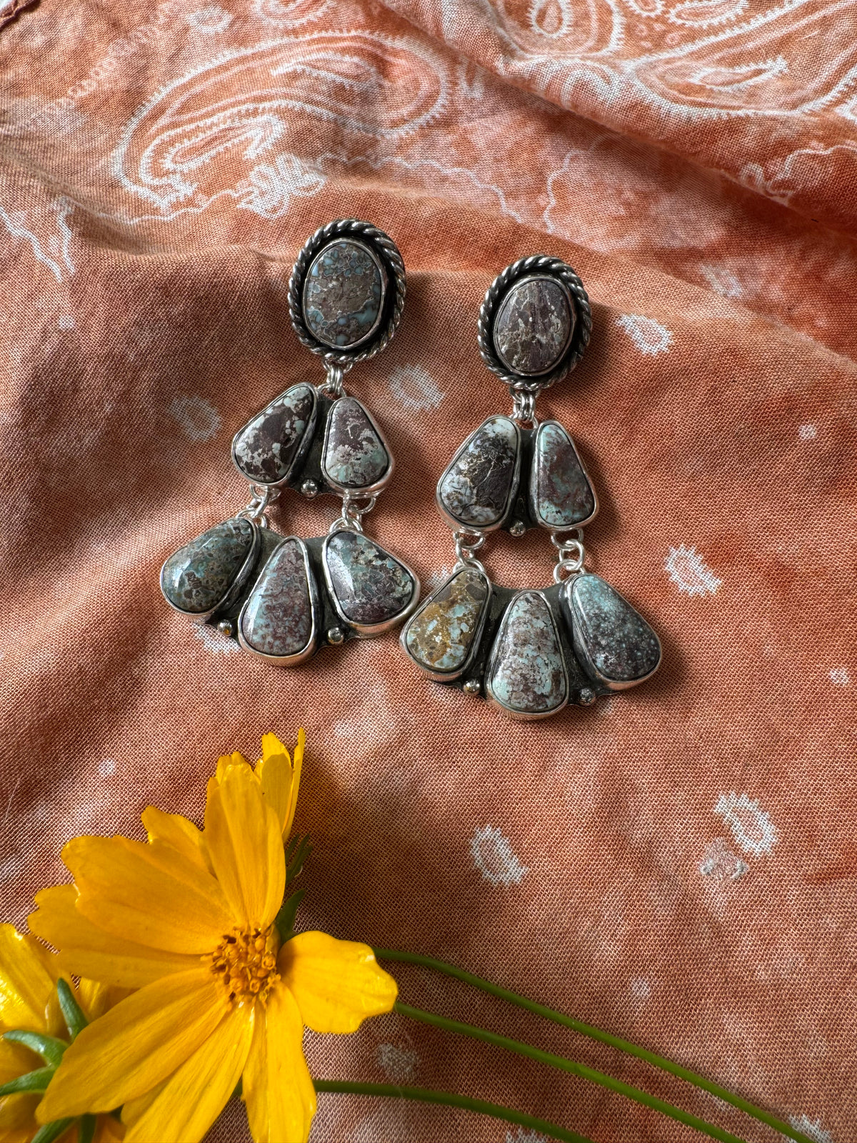 Dry Creek Turquoise "Sugar Pine" Earrings