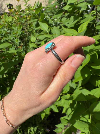 Sierra Bella "waypoint" Turquoise Ring - size 9