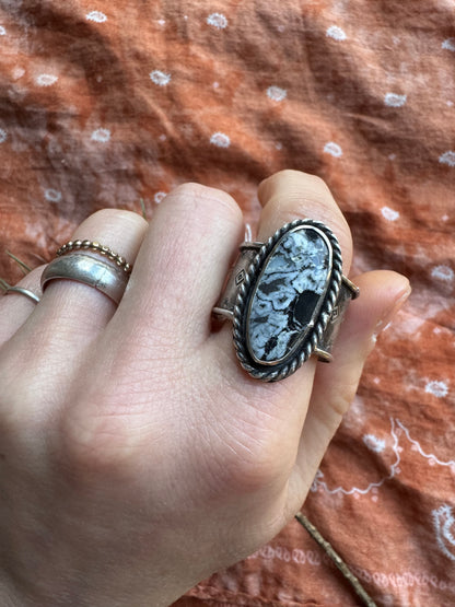 White Buffalo Statement ring - size 11