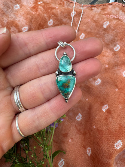 Lagoon Tourmaline & Turquoise Talisman Necklace