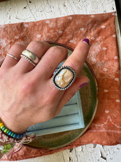 Pearl Ring - Size 7 1/2