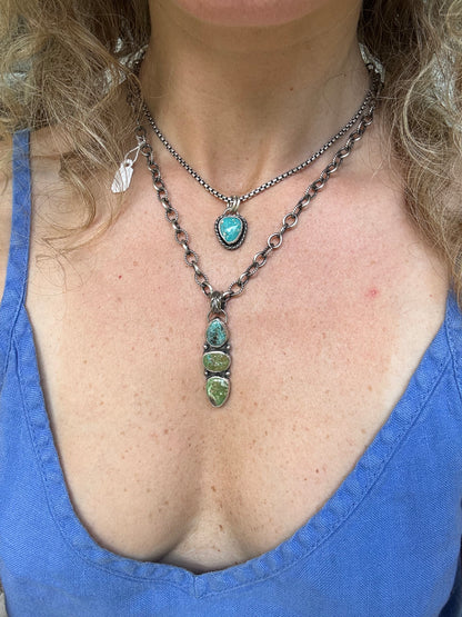 Fox Turquoise Necklace
