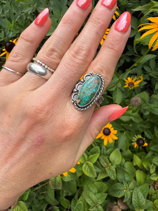 Catalina Turquoise Ring - Size 8 1/2