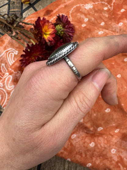 Labradorite ring - size 5 3/4