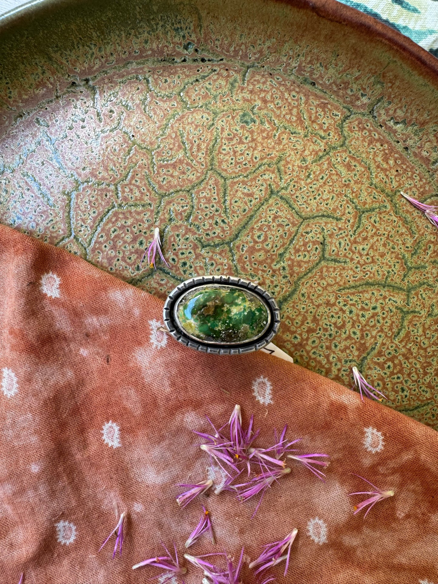 Sonoran Mountain Turquoise ring - size 7