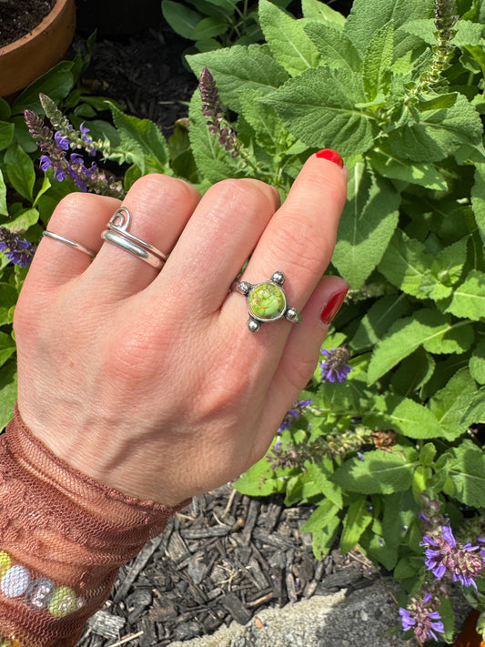 Verde Valley Turquoise "Waypoint" Ring - Size 8
