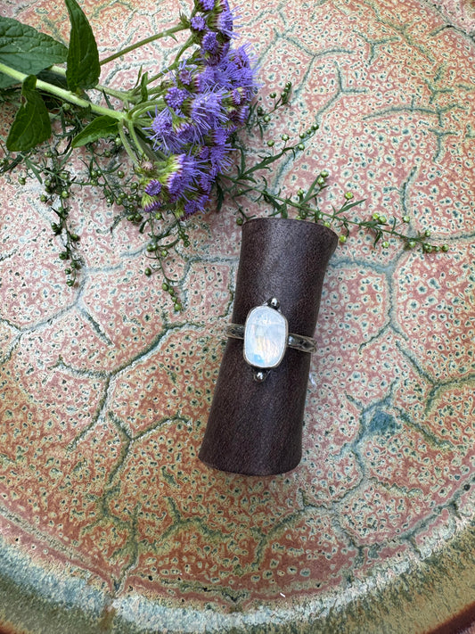 Moonstone "Waypoint" Ring - Size 6