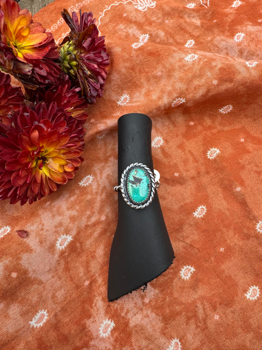 Cripple Creek Turquoise ring - size 6