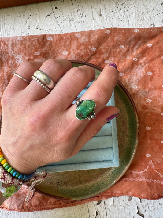 Sonoran Mtn Turquoise "Chelan" Ring  - Size 8 3/4