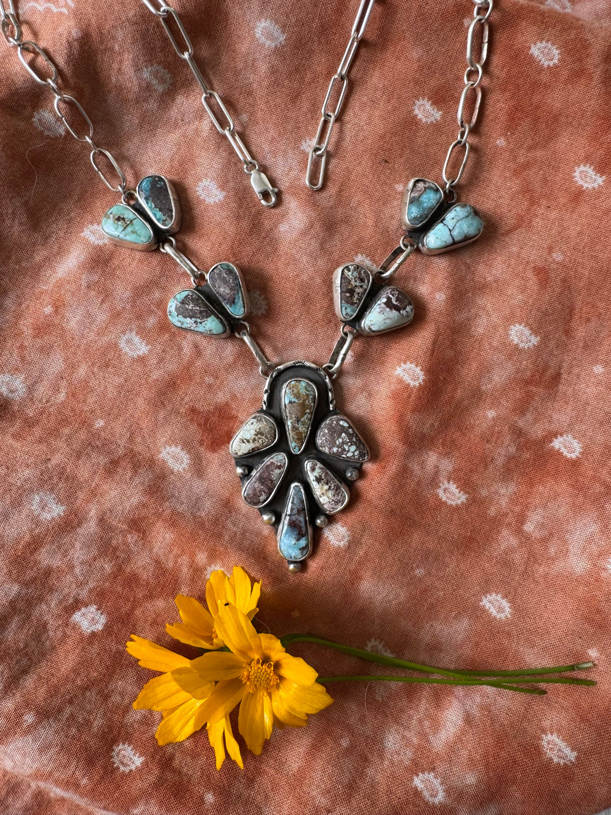 Dry Creek Turquoise Statement Necklace