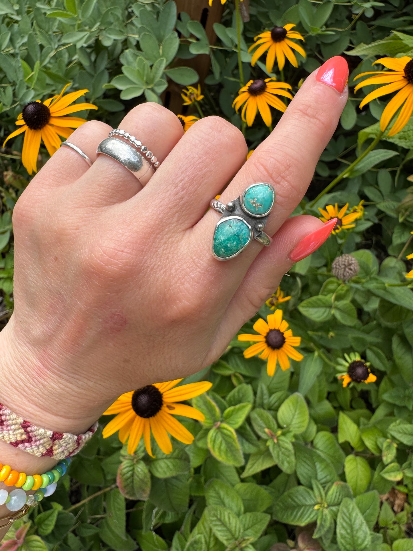 Carico Lake Turquoise Ring - Size 6 1/2