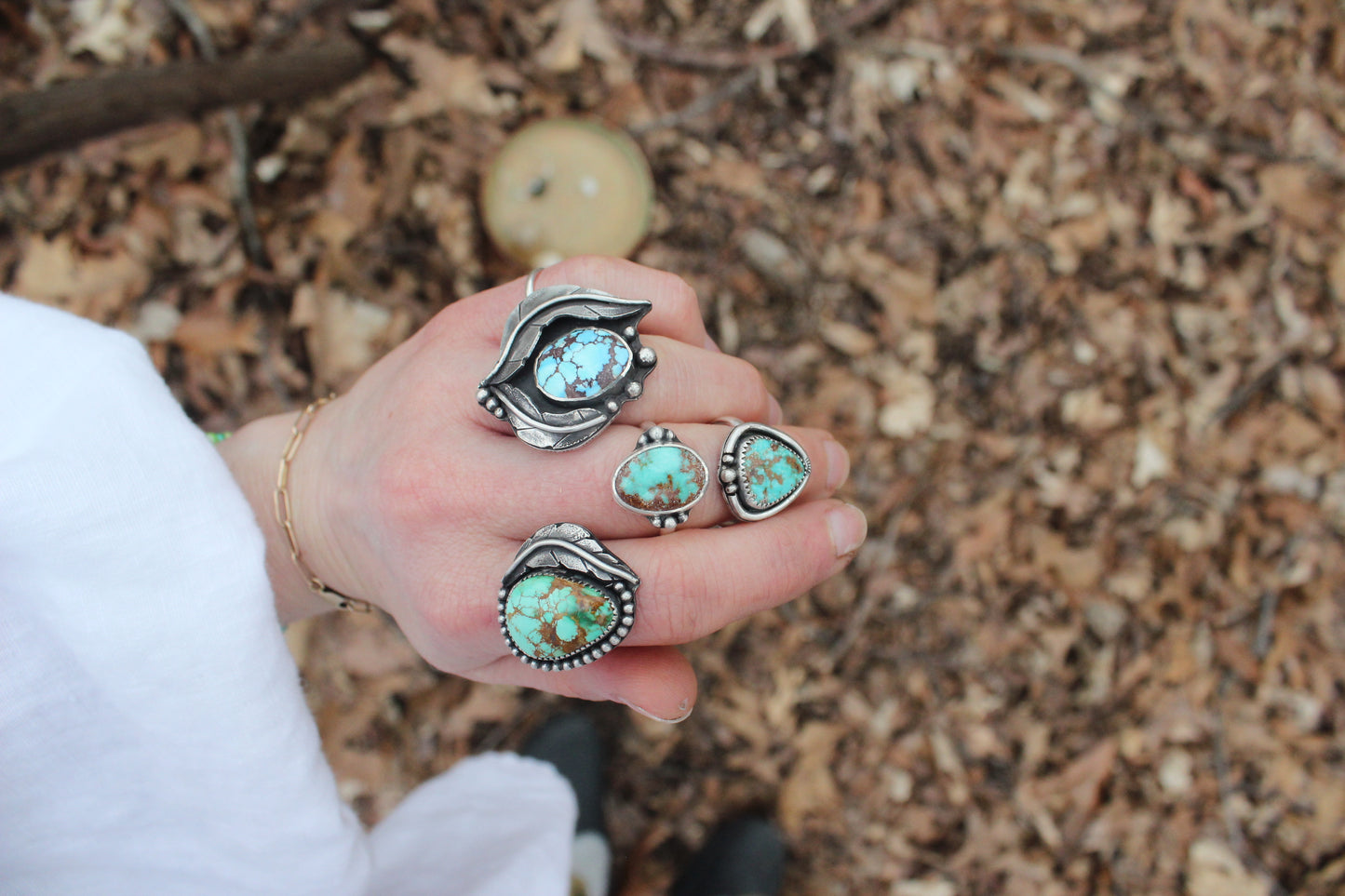 Sonoran Mountain Turquoise Ring - size 7 1/2