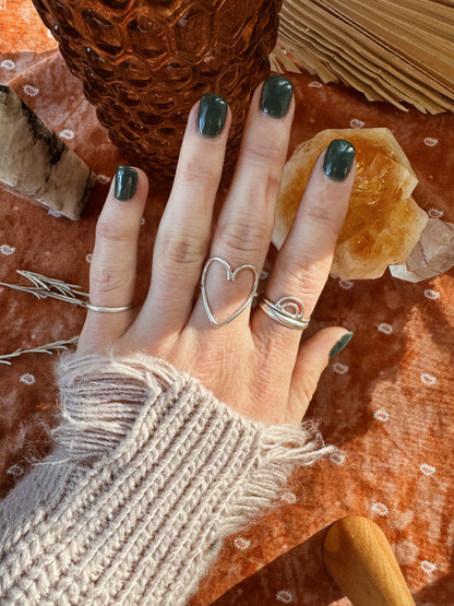 LOVER Sterling Silver Ring - Ready to Ship