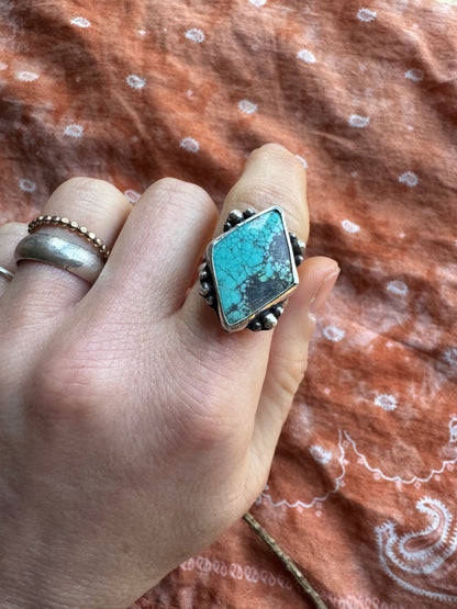 Sierra Nevada Turquoise Ring - Size 6