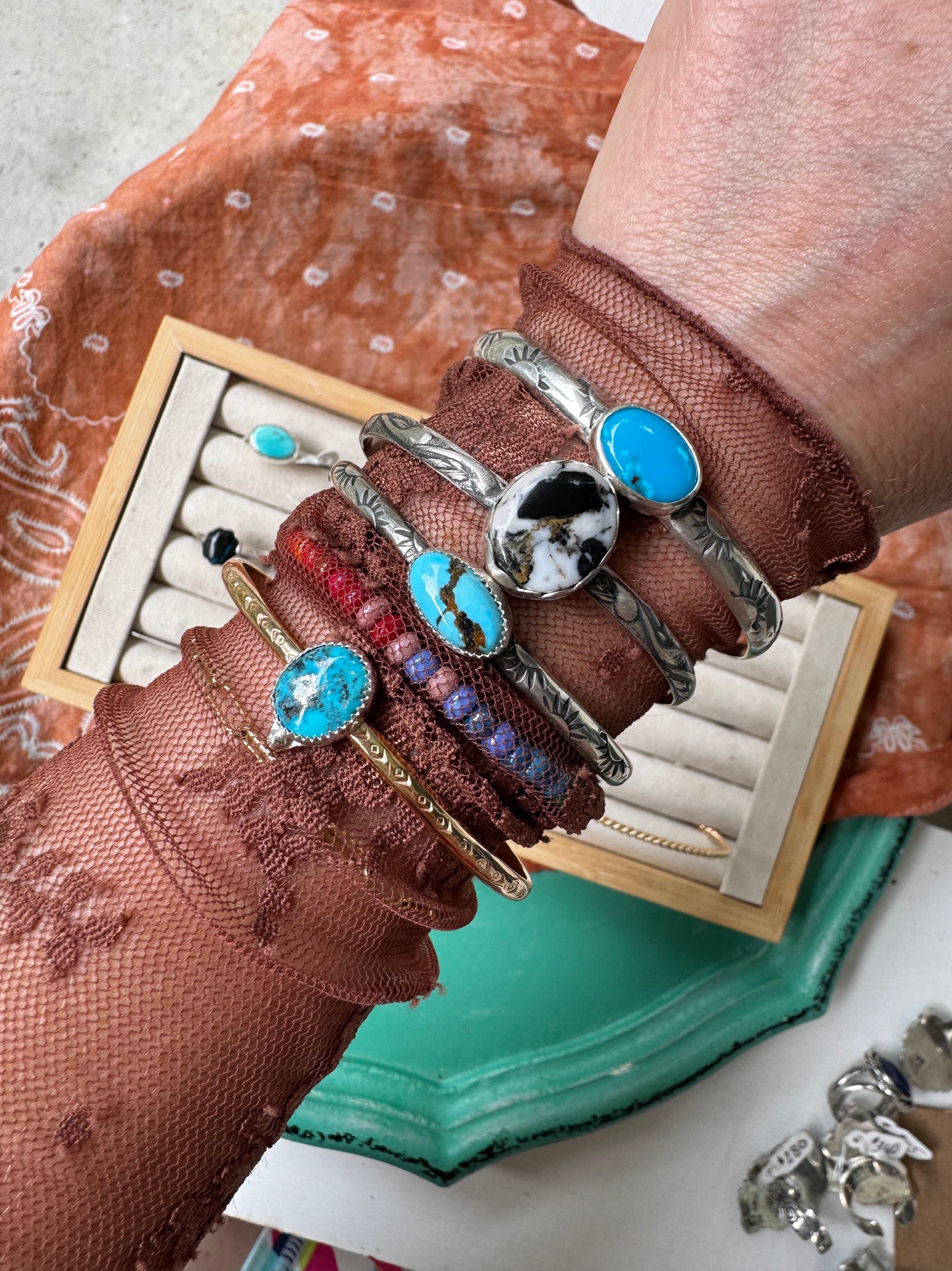 Riviera Gold Filled Cuff - Size M