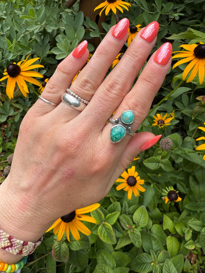 Carico Lake Turquoise Ring - Size 6 1/2