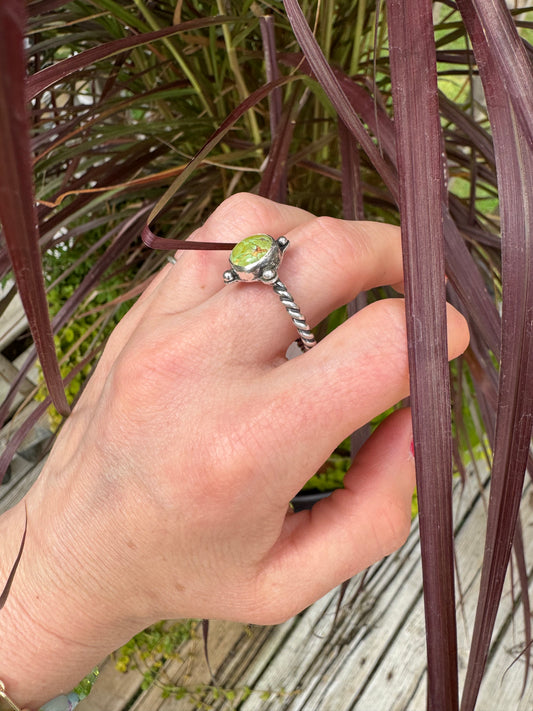 Verde Valley Turquoise "Waypoint" Ring - Size 11