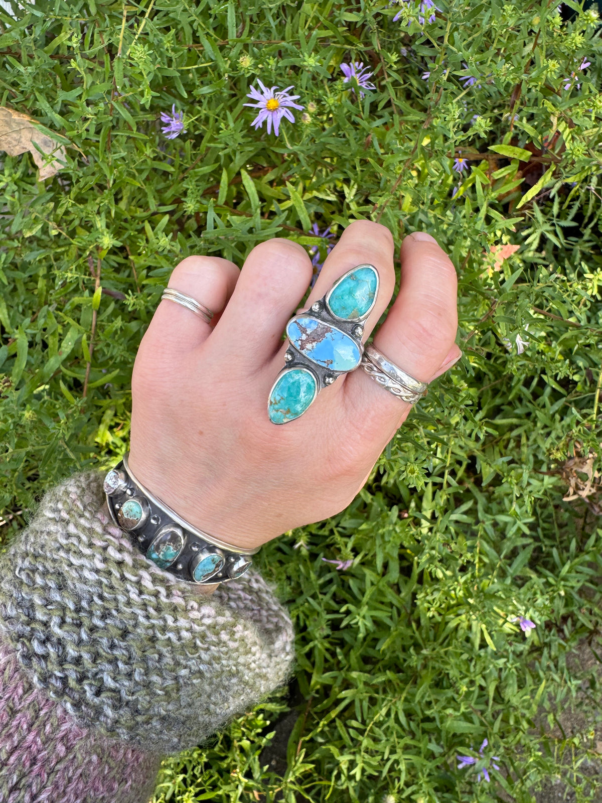 Golden Hills & Fox Turquoise - Size 7 1/2
