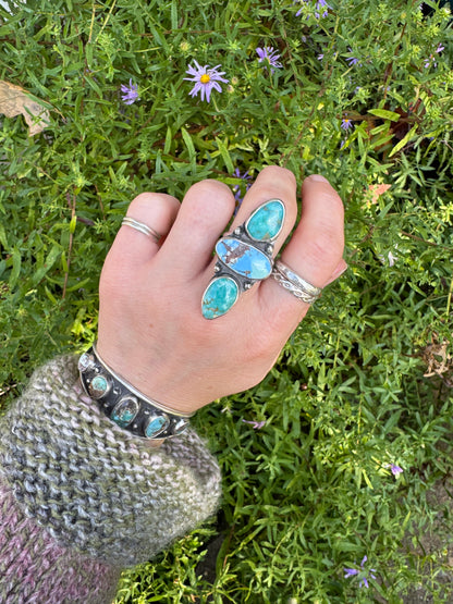 Golden Hills & Fox Turquoise - Size 7 1/2