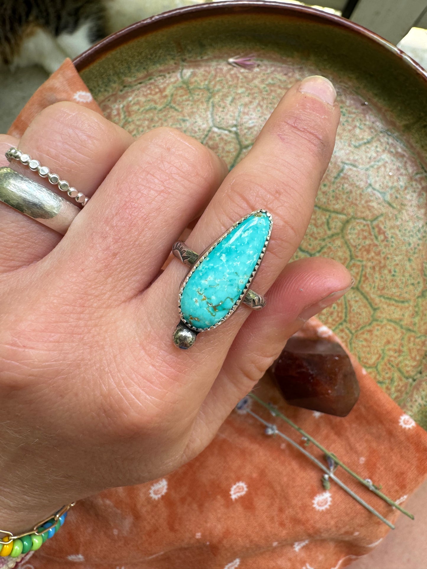 Sierra Bella Turquoise Ring - Size 8