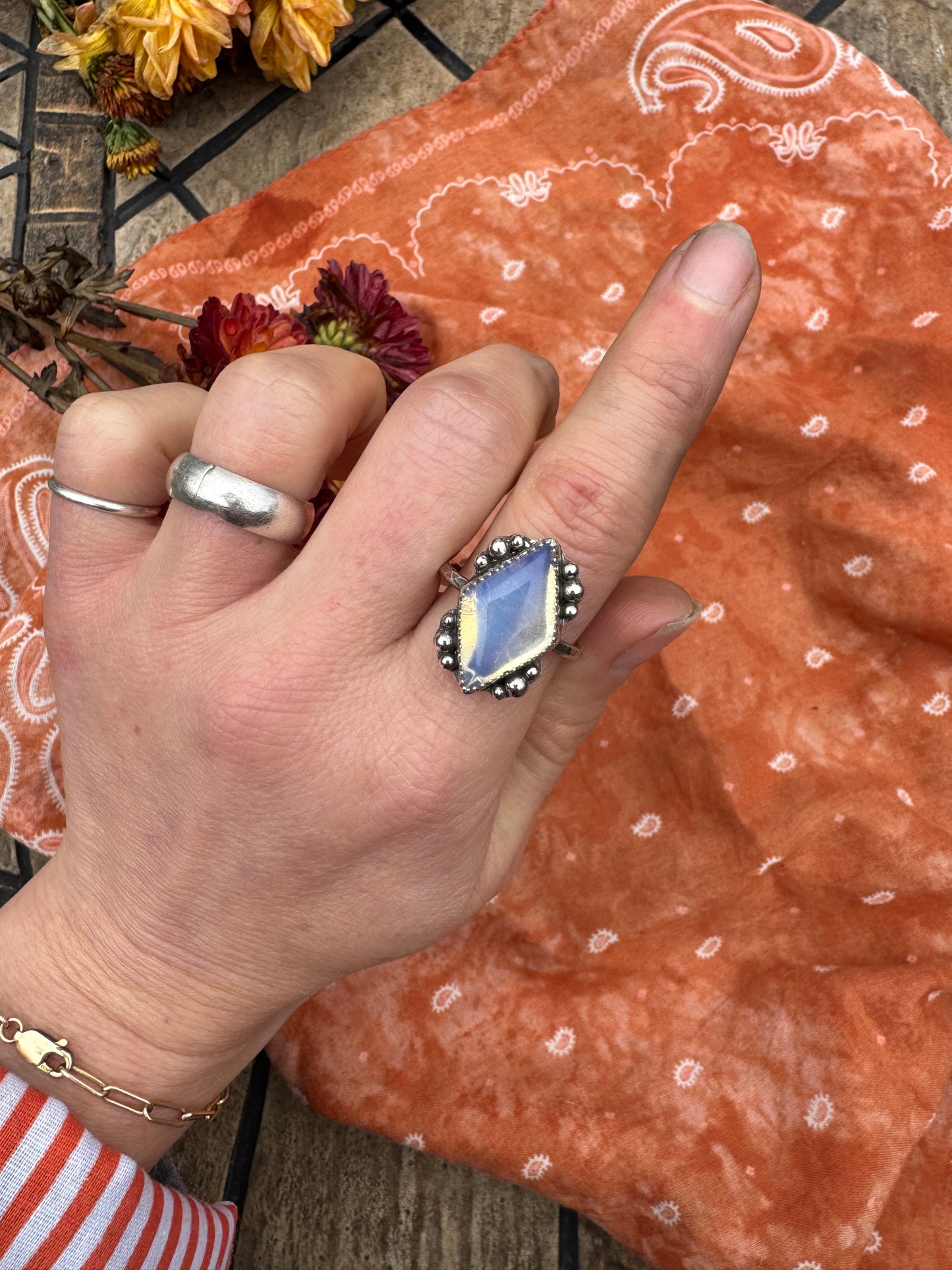 Opalite "Taylor" Ring - size 9